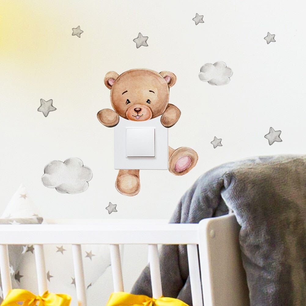 Stickybear™ - Sticker ourson décoratif | Chambre d'enfants - Donna & Bebe
